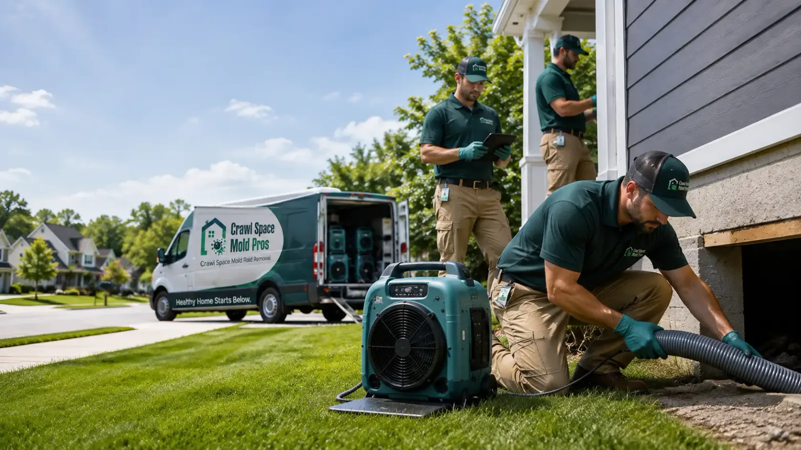 Crawl Space Mold Removal in Pine Valley, NY